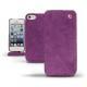 レザーケース Apple iPhone 5  - Prune vintage ( Pantone 512C ) 