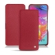Capa em pele Samsung Galaxy A70 - Rouge passion