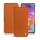 Housse cuir Samsung Galaxy A70 - Orange vibrant