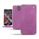 硬质真皮保护套 Samsung SM-N9000 Galaxy Note 3  - Prune vintage ( Pantone 512C ) 