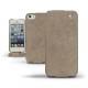 レザーケース Apple iPhone 5  - Taupe vintage ( Pantone 7530C ) 