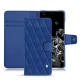 Funda de piel Samsung Galaxy S20 Ultra 5G - Bleu océan - Couture ( Nappa - Pantone 293C ) 