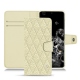 Samsung Galaxy S20 Ultra 5G leather case - Ivoire - Couture ( Sleek P C12 - White ) 