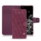 Samsung Galaxy S20 Ultra 5G leather case - Prune vintage - Couture