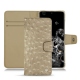 Samsung Galaxy S20 Ultra 5G leather case - Autruche desert