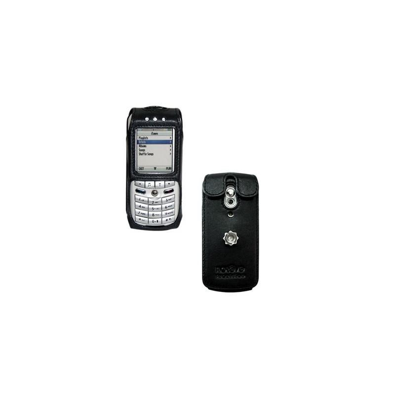 Lederetui Motorola Apple Rokr E1  - Noir ( Nappa - Black ) 