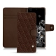 Custodia in pelle Samsung Galaxy S20+ 5G - Châtaigne - Couture ( Pantone 476C ) 