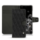 Funda de piel Samsung Galaxy S20+ 5G - Ebène - Couture ( Sleek P C12 - Black ) 