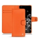 가죽 커버 Samsung Galaxy S20+ 5G - Orange fluo