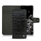 가죽 커버 Samsung Galaxy S20+ 5G - Crocodile nero