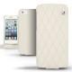 가죽 커버 Apple iPhone 5C  - Ivoire - Couture ( Sleek P C12 - White ) 