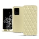 Lederschutzhülle Samsung Galaxy S20 Ultra 5G - Beige - Couture ( Nappa - Pantone 7502C ) 