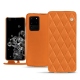 Lederschutzhülle Samsung Galaxy S20 Ultra 5G - Orange - Couture ( Nappa - Pantone 1495U ) 