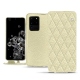 Custodia in pelle Samsung Galaxy S20 Ultra 5G - Ivoire - Couture ( Sleek P C12 - White ) 