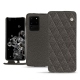 Samsung Galaxy S20 Ultra 5G leather case - Anthracite - Couture ( Pantone 424C ) 
