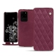 Capa em pele Samsung Galaxy S20 Ultra 5G - Prune vintage - Couture