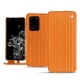 Samsung Galaxy S20 Ultra 5G leather case - Abaca arancio