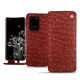 Funda de piel Samsung Galaxy S20 Ultra 5G - Autruche ciliegia