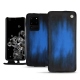 Samsung Galaxy S20 Ultra 5G leather case - Bleu Patine