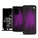 Samsung Galaxy S20 Ultra 5G leather case - Violet Patine