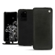 Housse cuir Samsung Galaxy S20 Ultra 5G - Negre poudro