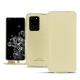 Lederschutzhülle Samsung Galaxy S20 Ultra 5G - Beige PU