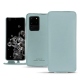 Samsung Galaxy S20 Ultra 5G leather case - Bleu Ciel PU