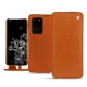 Housse cuir Samsung Galaxy S20 Ultra 5G - Orange vibrant