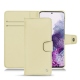 Housse cuir Samsung Galaxy S20 - Beige ( Nappa - Pantone 7502C ) 