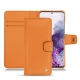 Lederschutzhülle Samsung Galaxy S20 - Orange ( Nappa - Pantone 1495U ) 