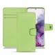 Samsung Galaxy S20 leather case - Vert olive ( Nappa - Pantone 578U ) 