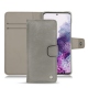 Funda de piel Samsung Galaxy S20 - Acier vintage ( Pantone 403C ) 