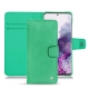 硬质真皮保护套 Samsung Galaxy S20 - Menthe vintage ( Pantone 562C ) 