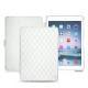 Housse cuir Apple iPad Air  - Blanc - Couture ( Bologna - White ) 