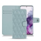 Custodia in pelle Samsung Galaxy S20 - Bleu ciel - Couture ( Nappa - Pantone 277C ) 