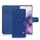 硬质真皮保护套 Samsung Galaxy S20 - Bleu océan - Couture ( Nappa - Pantone 293C ) 