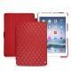 Housse cuir Apple iPad Air  - Rouge - Couture ( Nappa - Pantone 199C ) 