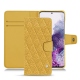 Samsung Galaxy S20 leather case - Mimosa - Couture ( Pantone 141C ) 
