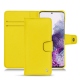 Lederschutzhülle Samsung Galaxy S20 - Jaune fluo
