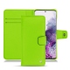 Lederschutzhülle Samsung Galaxy S20 - Vert fluo