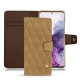 Housse cuir Samsung Galaxy S20 - Sable vintage - Couture
