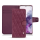 硬质真皮保护套 Samsung Galaxy S20 - Prune vintage - Couture