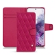 Capa em pele Samsung Galaxy S20 - Rose fluo - Couture