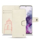 Capa em pele Samsung Galaxy S20 - Blanc escumo