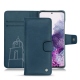 Custodia in pelle Samsung Galaxy S20 - Blu mediterran