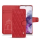 Housse cuir Samsung Galaxy S20 - Rouge troupelenc - Couture