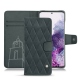 Housse cuir Samsung Galaxy S20 - Blu marino - Couture