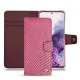 Custodia in pelle Samsung Galaxy S20 - Serpent ciclamino