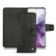 Funda de piel Samsung Galaxy S20 - Autruche nero