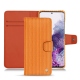 Custodia in pelle Samsung Galaxy S20 - Abaca arancio